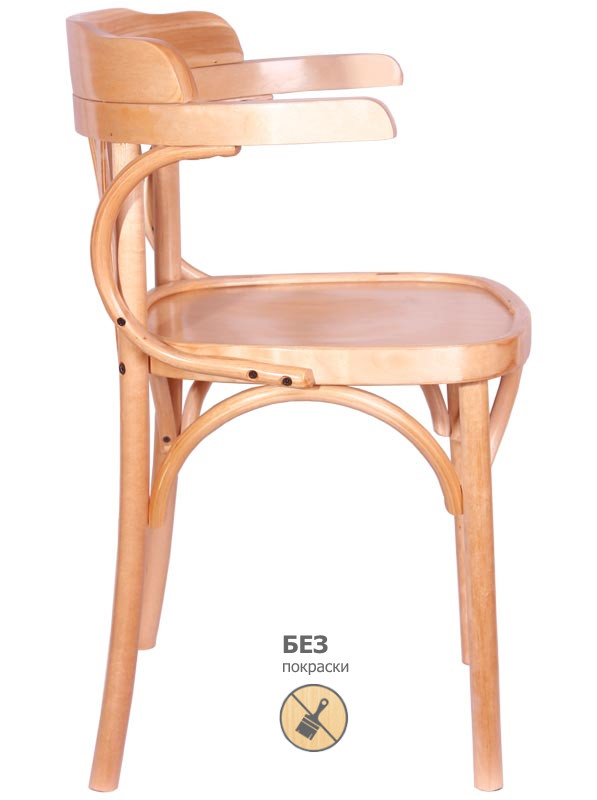 Кресло "Роза", берёза, КМФ 206, без покраски
