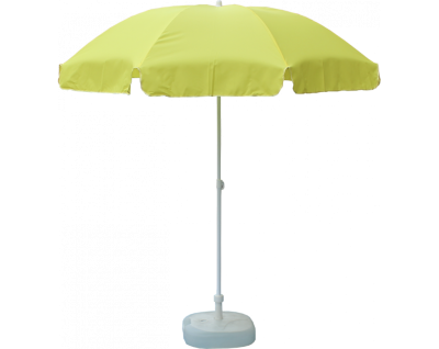 Зонт садовый ПЭ-1,8 м с наклоном, жёлтый