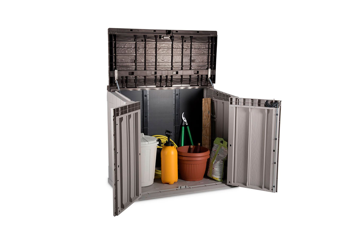 Уличный ящик-шкаф для мусорных баков TOOMAX Wood Style 90