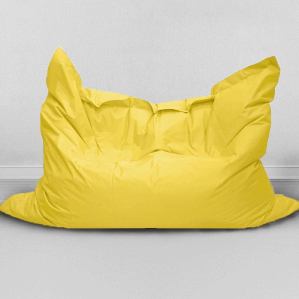 Кресло-подушка, оксфорд, желтый
