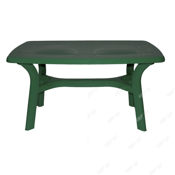 Пластиковый садовый стол прямоугольный «СП Премиум», тёмно-зелёный