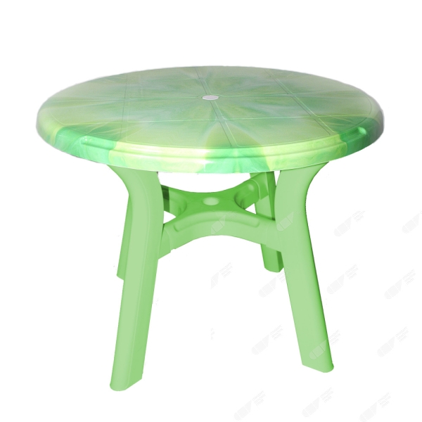 Пластиковый садовый стол «СП Премиум d94см», лессир весенне-зелёный