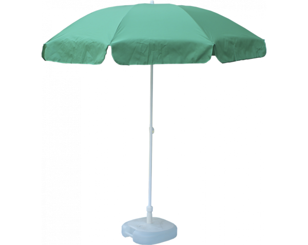Зонт садовый ПЭ с наклоном, зелёный
