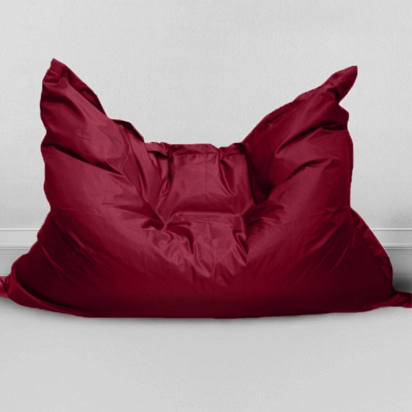 Кресло-подушка, оксфорд, бордовый