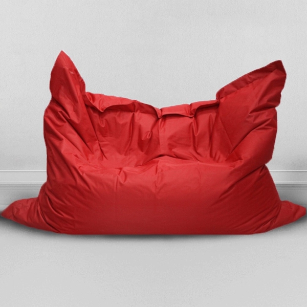 Кресло-подушка, оксфорд, красный