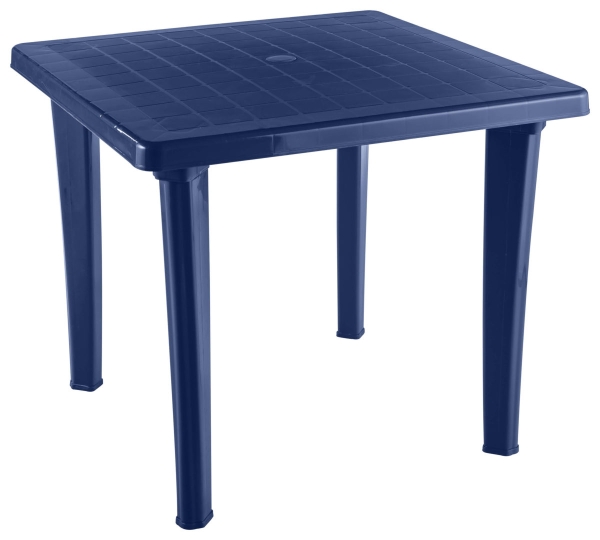 Стол пластиковый «EL квадратный» синий