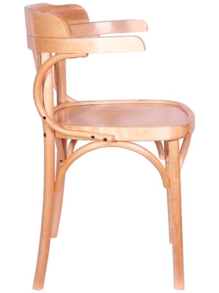 Кресло "Роза", берёза, бесцветный лак, КМФ 206