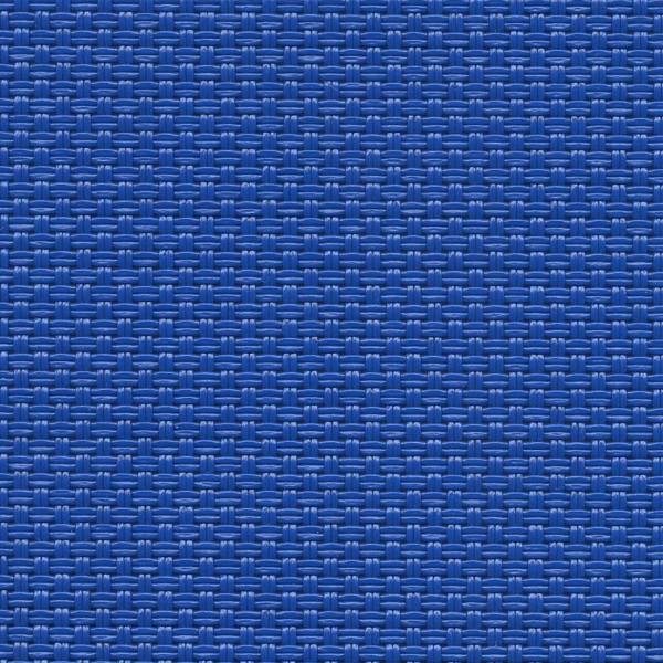 Шезлонг-лежак пластиковый OMEGA белый с синей тканью