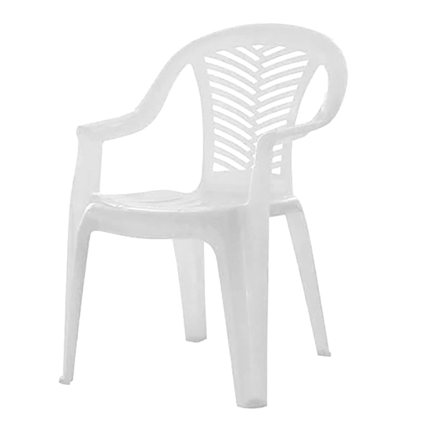 Пластиковое кресло «PL Венеция» белое